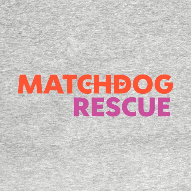 MDR logo orange and pink by matchdogrescue